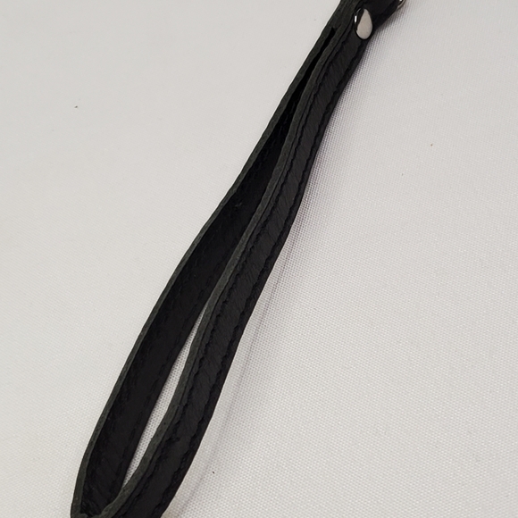 PATRICIA NASH Black Leather BELT BAG With Carry Wrist Strap Excellent Condition - Picture 13 of 16